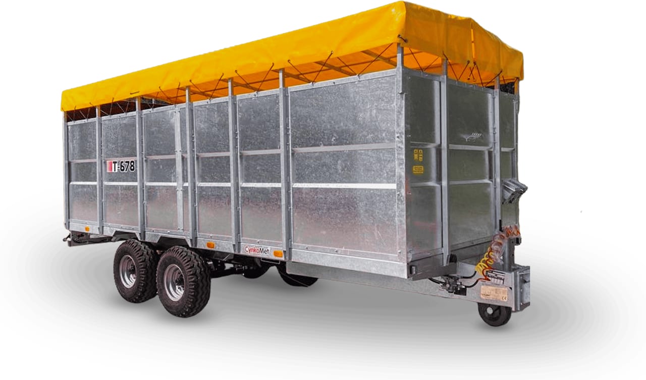 Trailer T-678 Kurier 10 EU Cynkomet