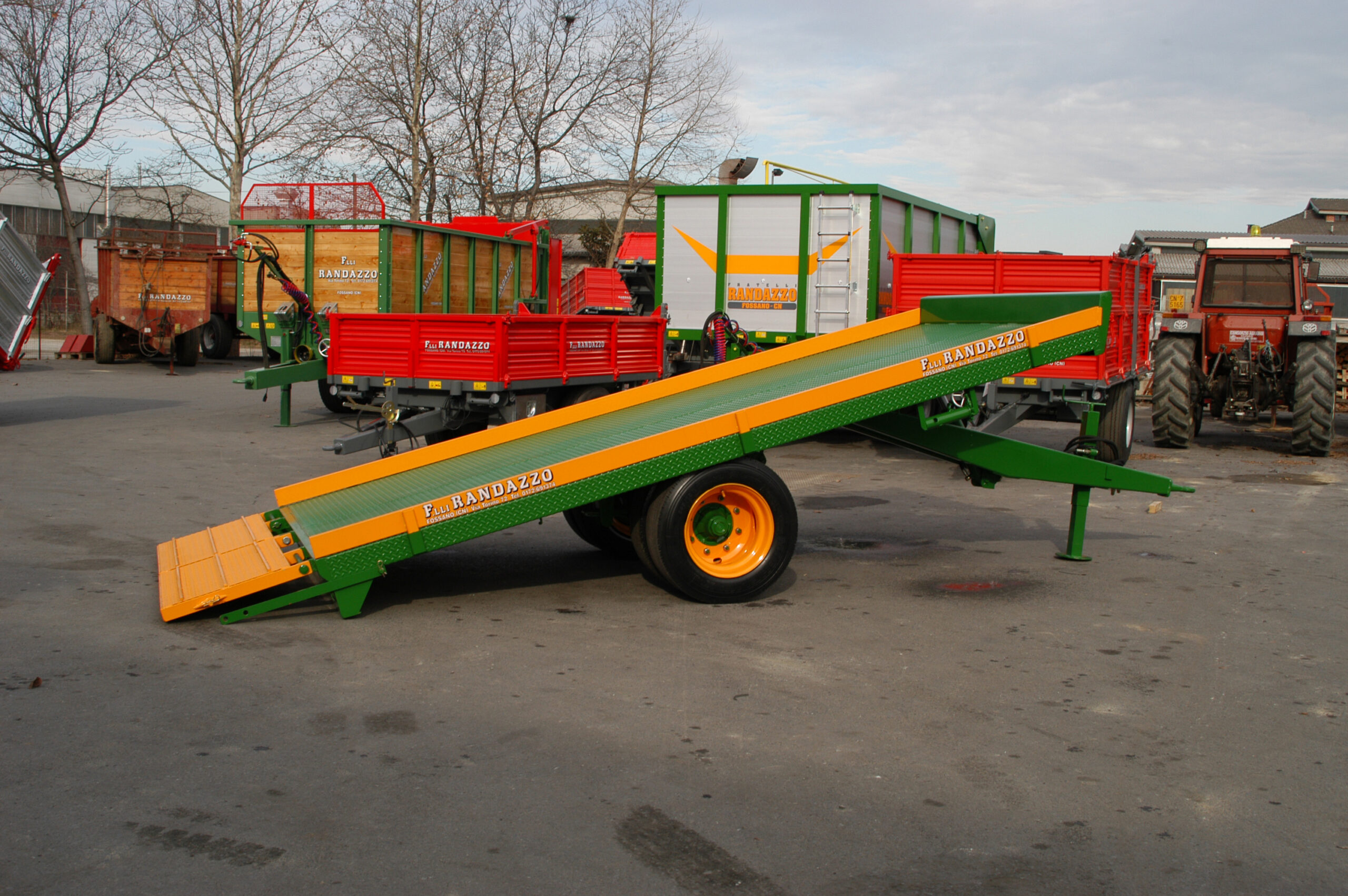 Trailer Platformă monoax Randazzo
